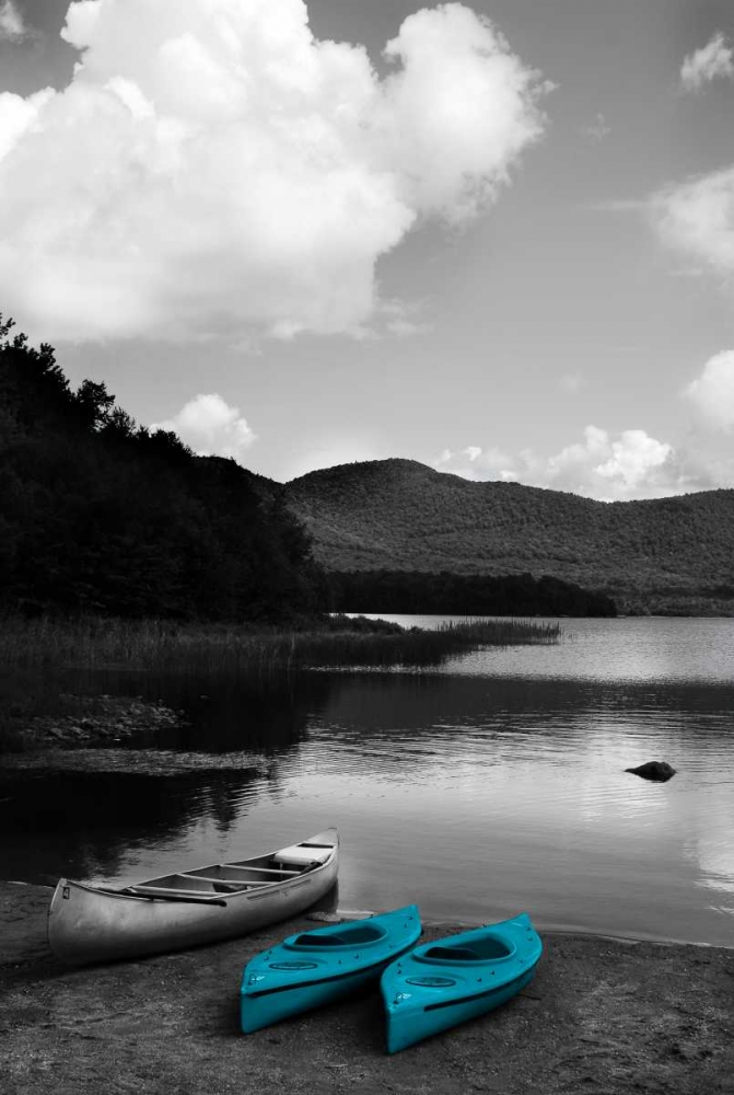 Kayak Teal art print by Suzanne Foschino for $57.95 CAD
