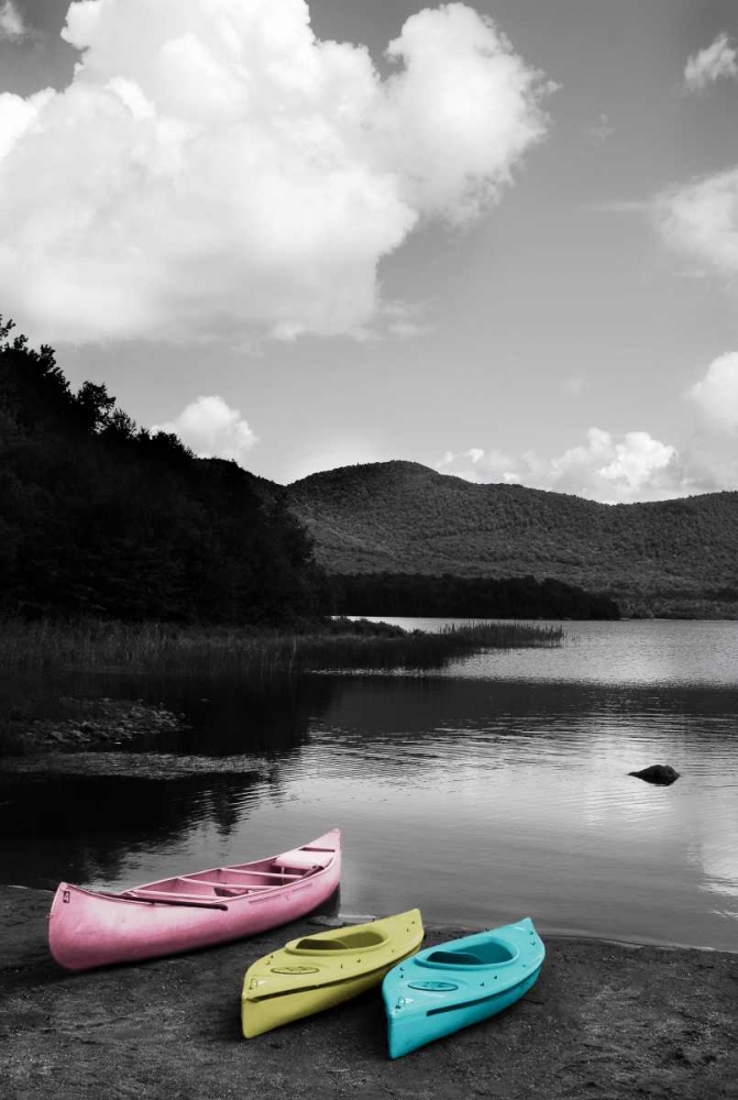 Kayak Pastels art print by Suzanne Foschino for $57.95 CAD