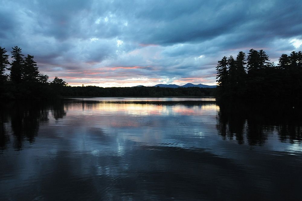 Sunset Lake Pink 2 art print by Suzanne Foschino for $57.95 CAD