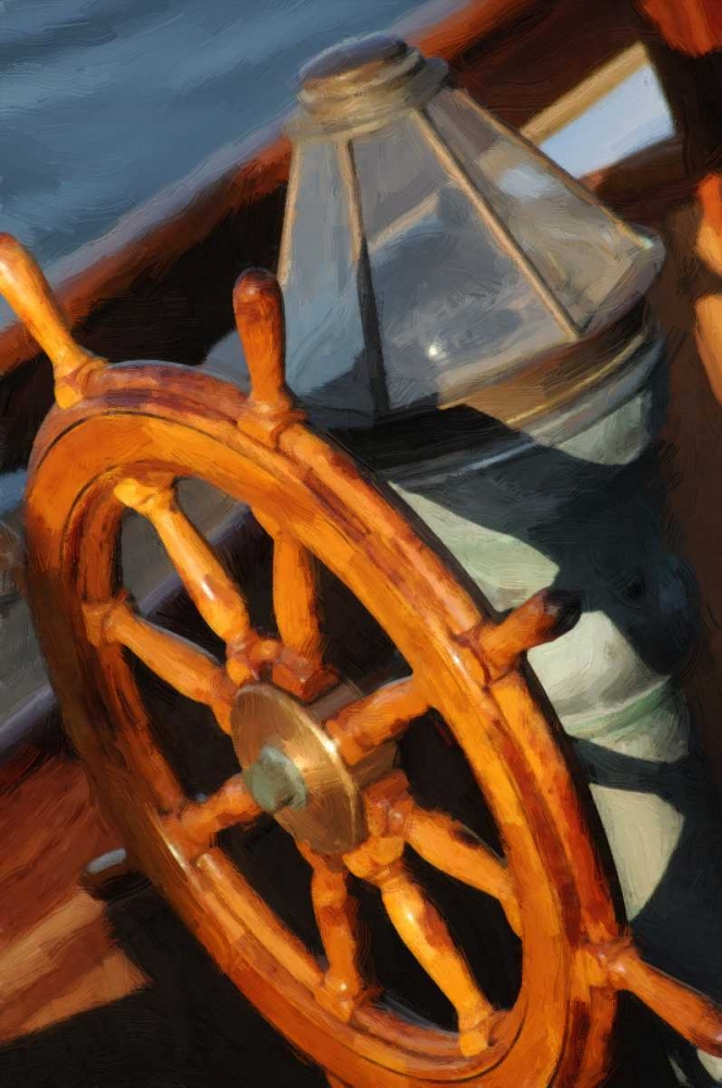 Ships Wheel art print by Suzanne Foschino for $57.95 CAD