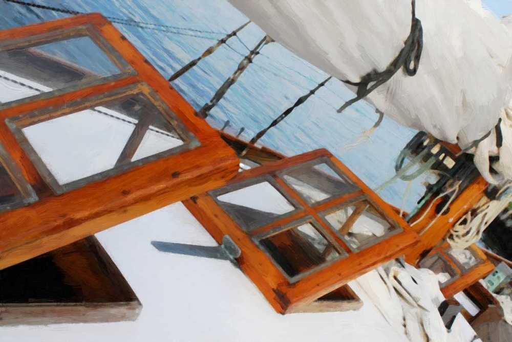 Sailboat Topside art print by Suzanne Foschino for $57.95 CAD
