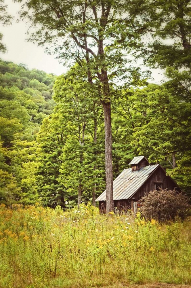 Country Barn 2 Vertical Vintage art print by Suzanne Foschino for $57.95 CAD
