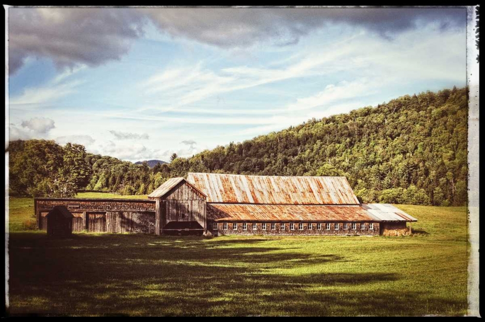Country Barn 3 Vintage art print by Suzanne Foschino for $57.95 CAD