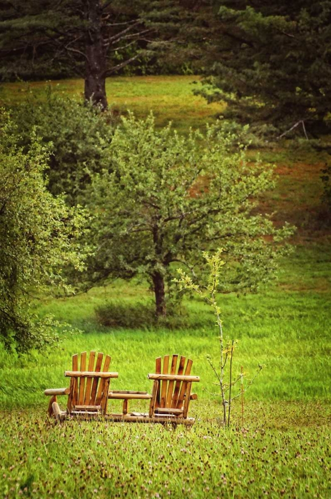 Mountain Chairs art print by Suzanne Foschino for $57.95 CAD
