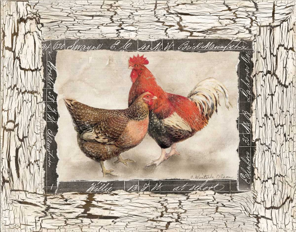 Fowl Play I art print by Charlene Olson for $57.95 CAD