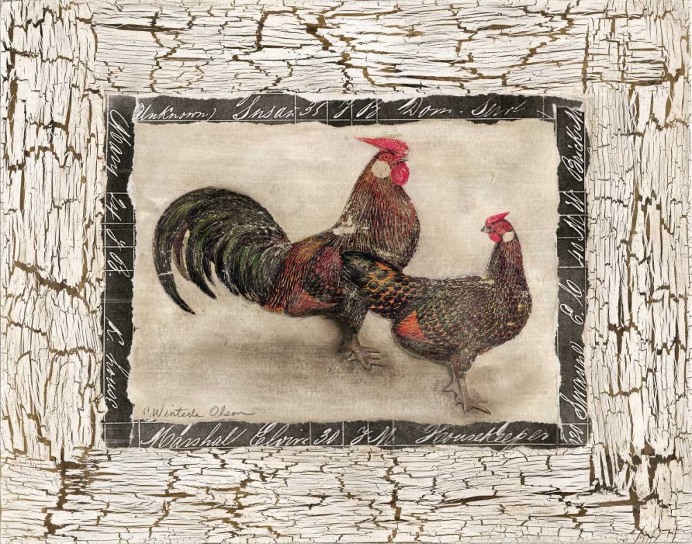 Fowl Play II art print by Charlene Olson for $57.95 CAD