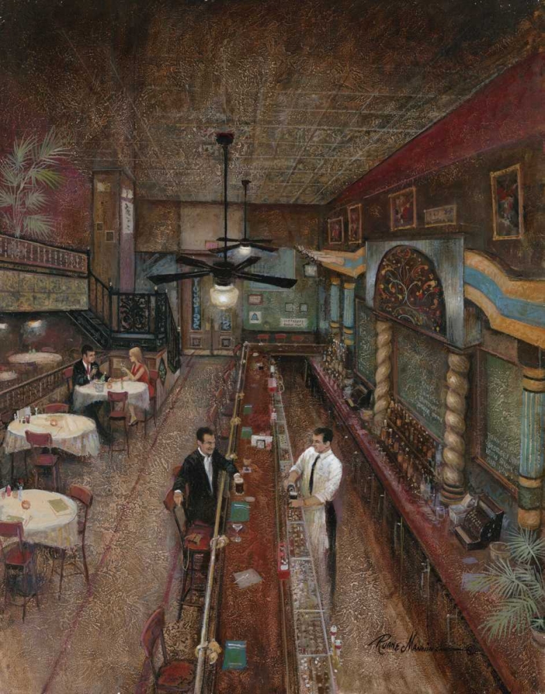 Hey Bartender art print by Ruane Manning for $57.95 CAD