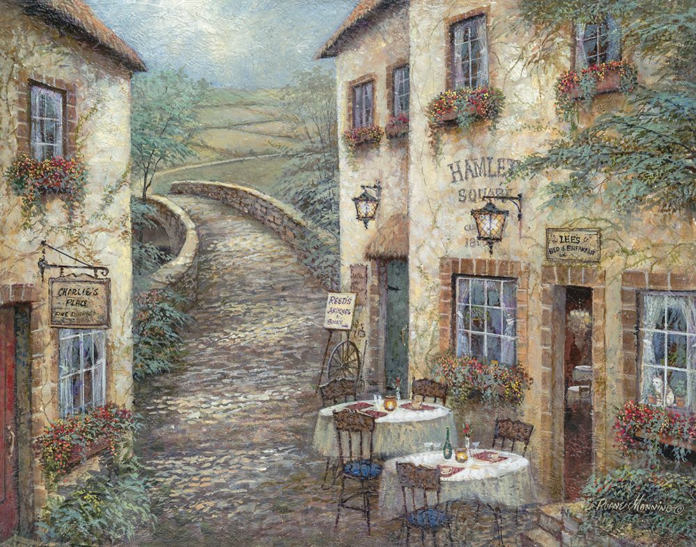 Hamlet Square art print by Ruane Manning for $57.95 CAD