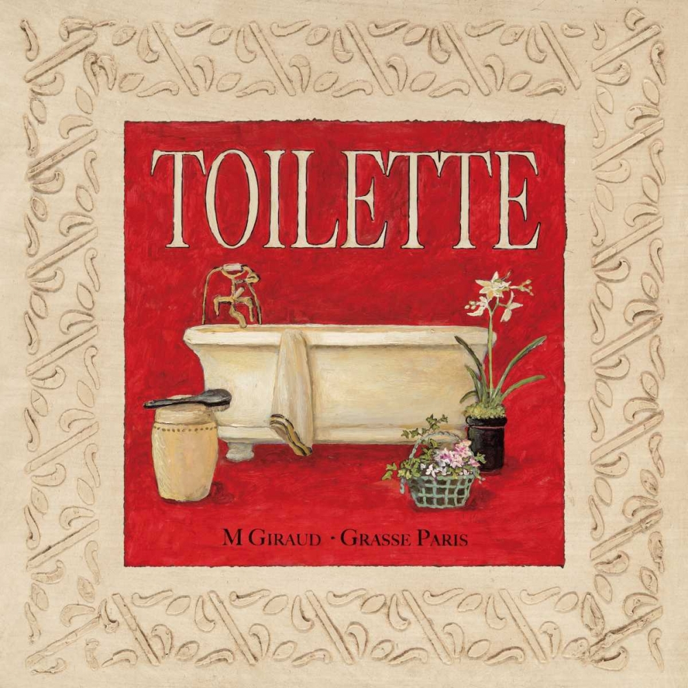 Toilette art print by Charlene Olson for $57.95 CAD