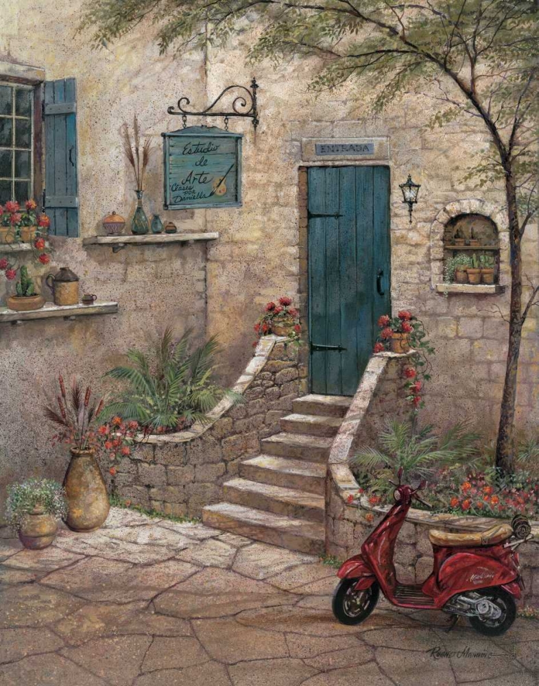 Estudio de Arte art print by Ruane Manning for $57.95 CAD