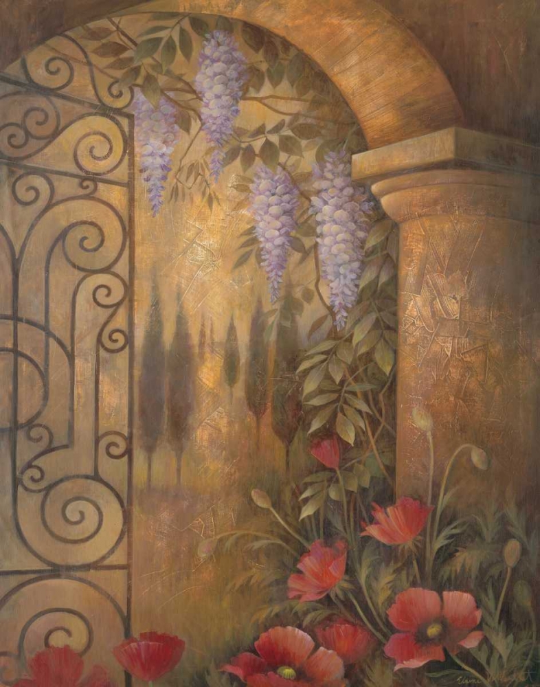 Wisteria Garden II art print by Elaine Vollherbst-Lane for $57.95 CAD