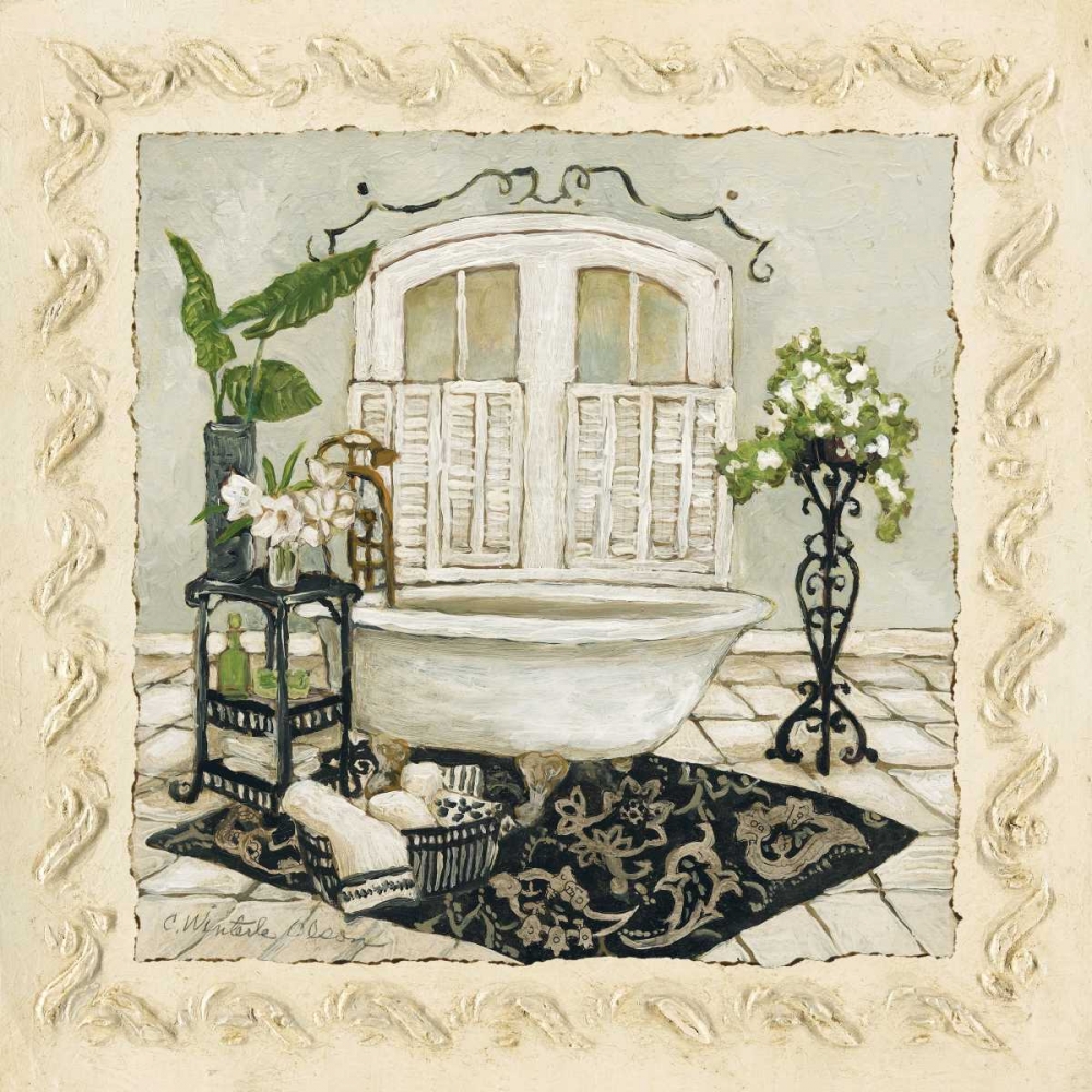 Serenity Bath I art print by Charlene Olson for $57.95 CAD