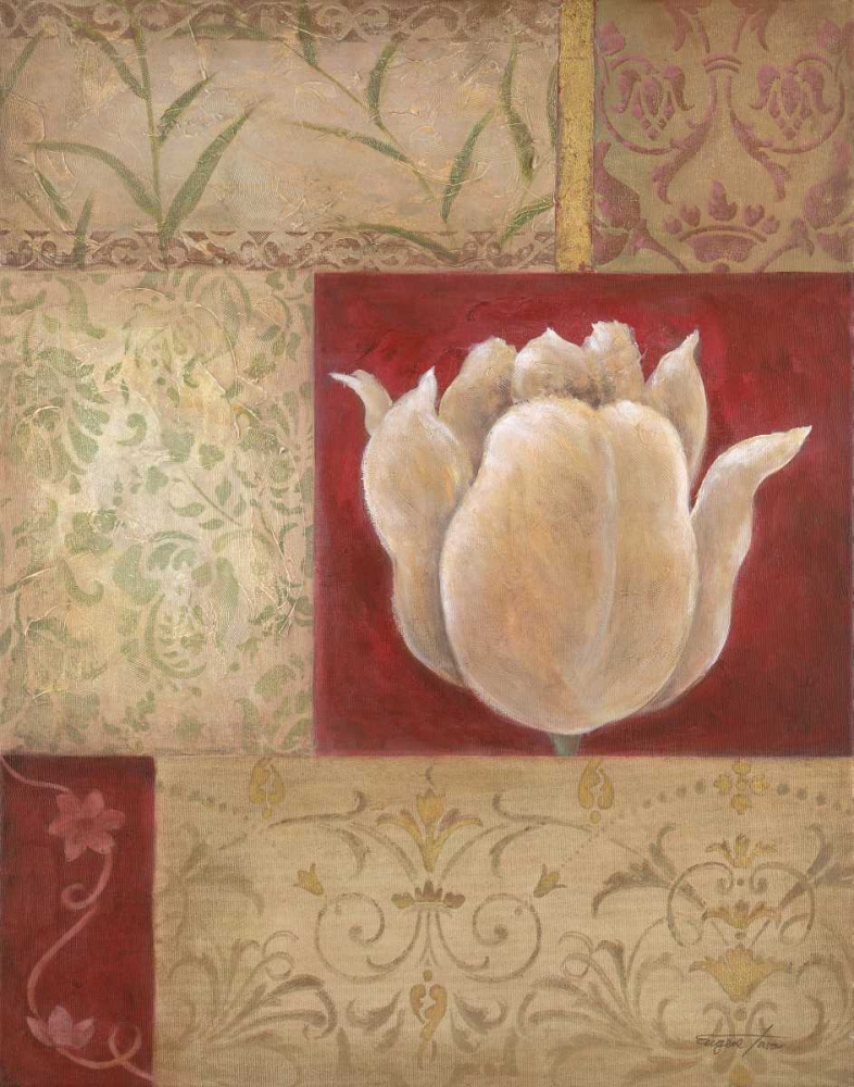 Patchwork Tulip art print by Tava Studios for $57.95 CAD