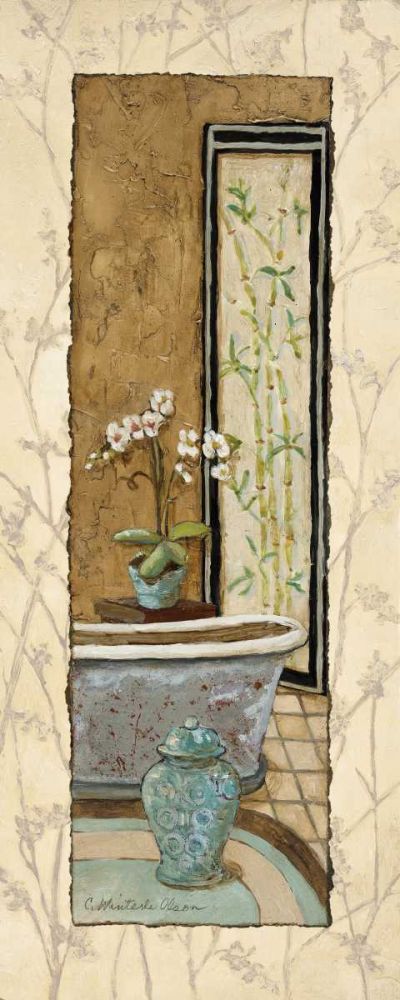 Oriental Bath II art print by Charlene Olson for $57.95 CAD