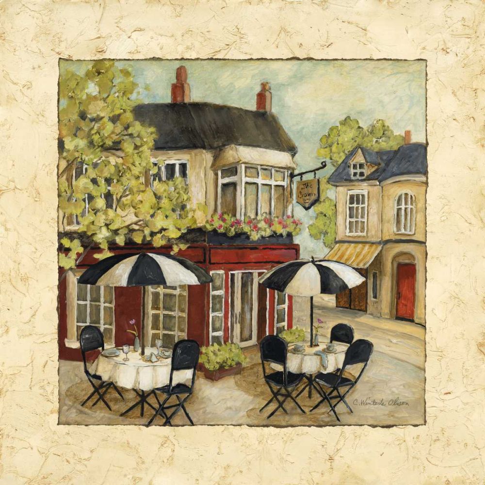 Corner Cafe I art print by Charlene Olson for $57.95 CAD