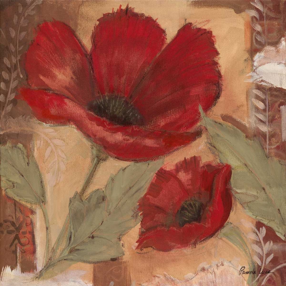Amapola Roja I art print by Pamela Luer for $57.95 CAD