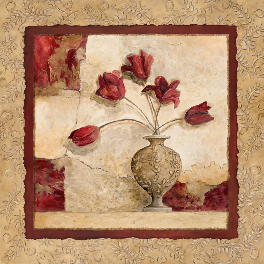 Cinq Tulipes art print by Charlene Olson for $57.95 CAD