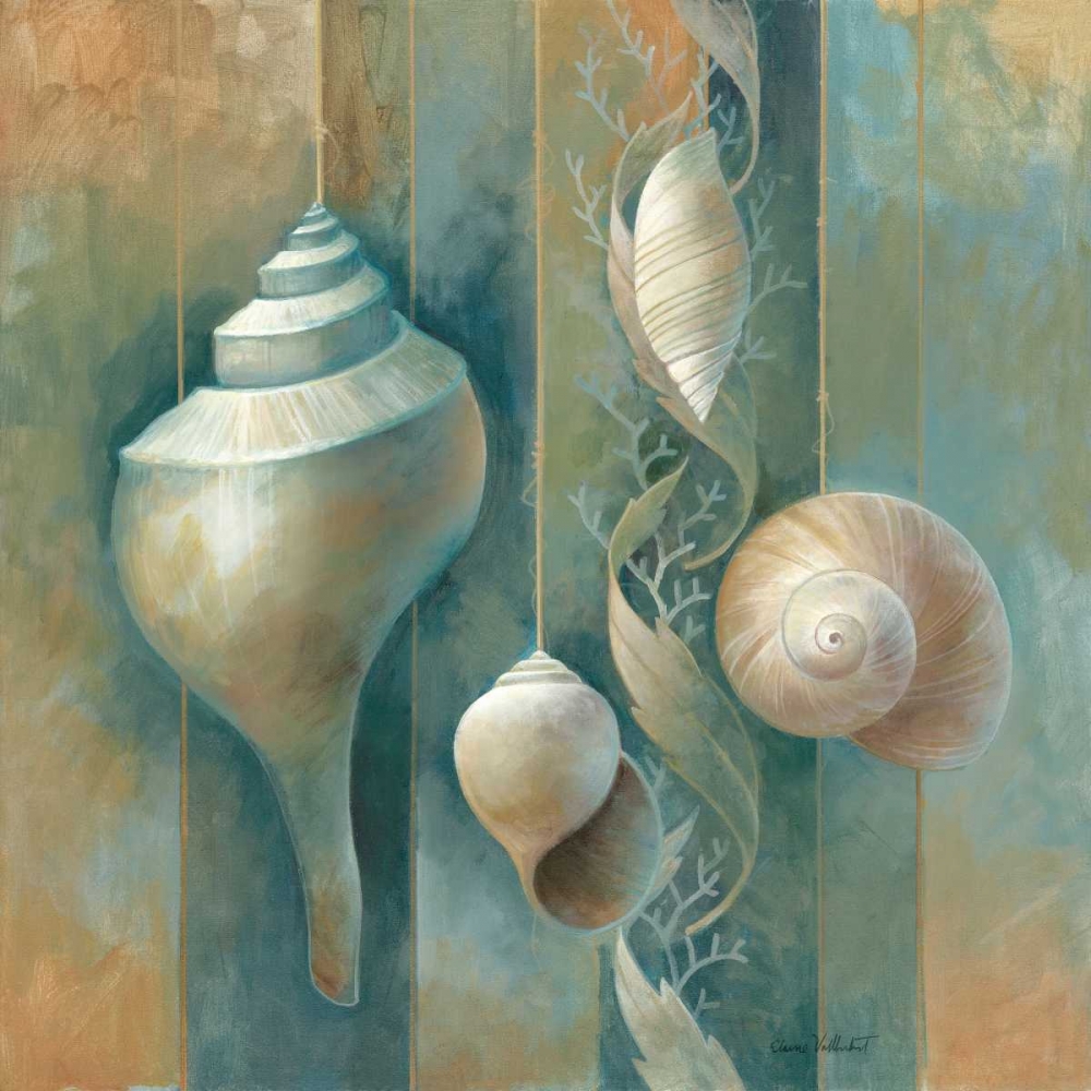 Ocean Treasures I art print by Elaine Vollherbst-Lane for $57.95 CAD