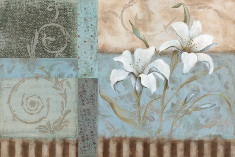 Crystal Blue Lily art print by Carol Robinson for $57.95 CAD