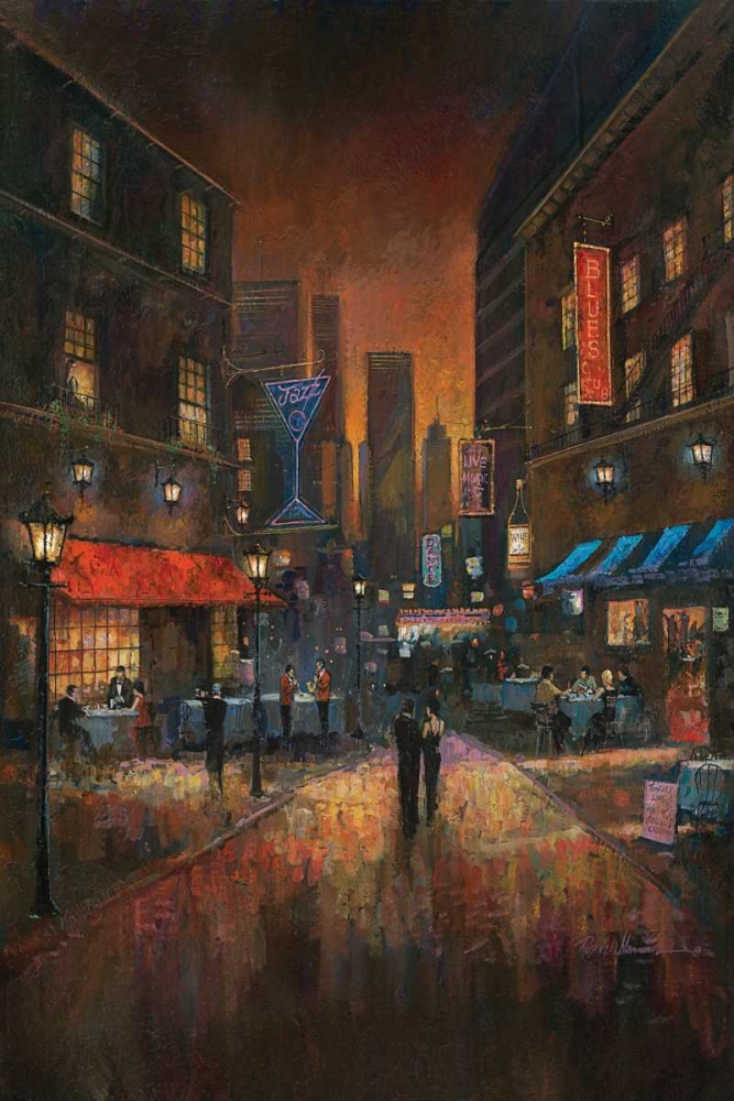 The Blues Club art print by Ruane Manning for $57.95 CAD