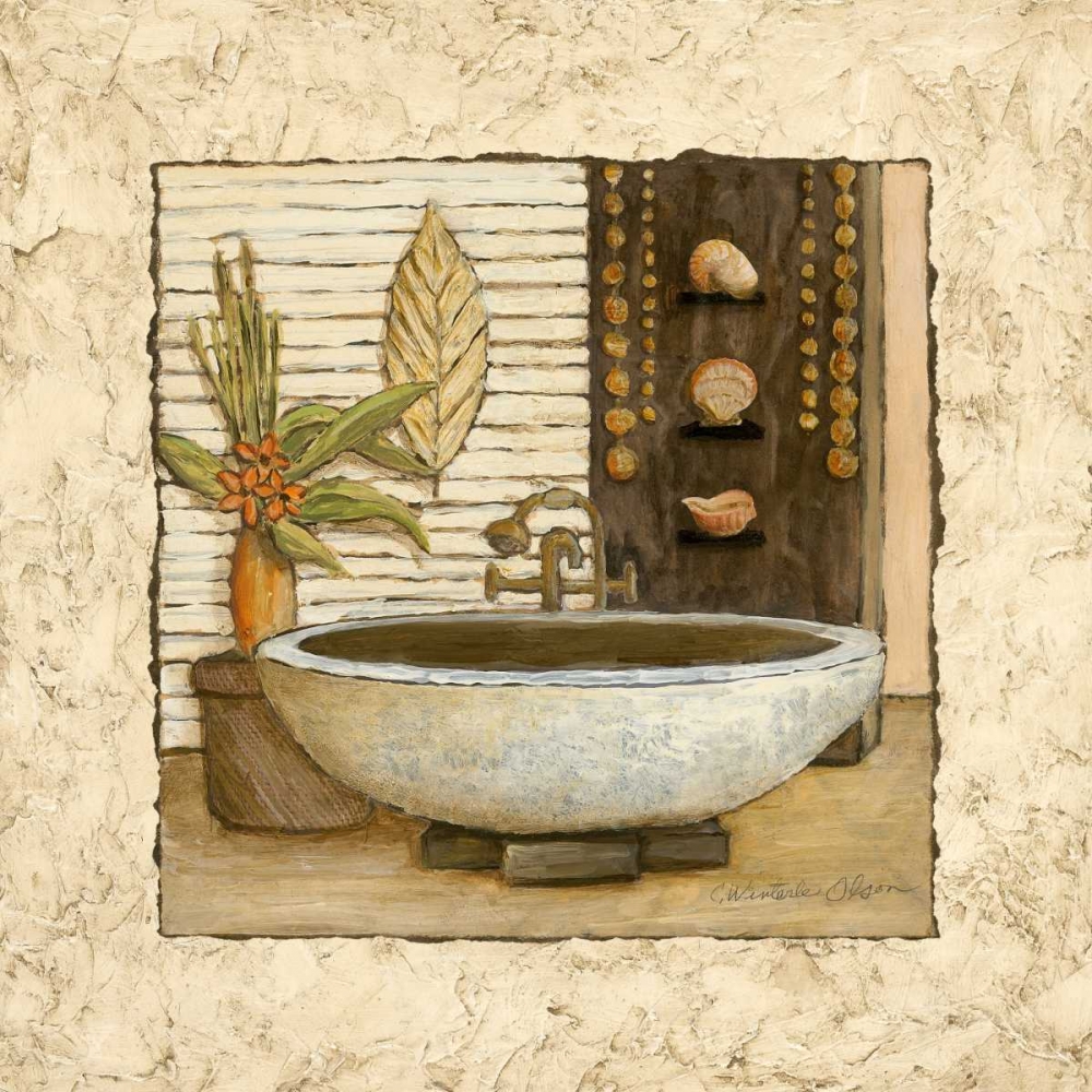 Feng Shui Bath II art print by Charlene Olson for $57.95 CAD