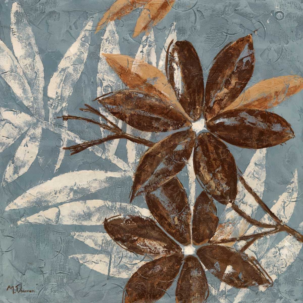 Flowers on Denim IV art print by Maria Donovan for $57.95 CAD