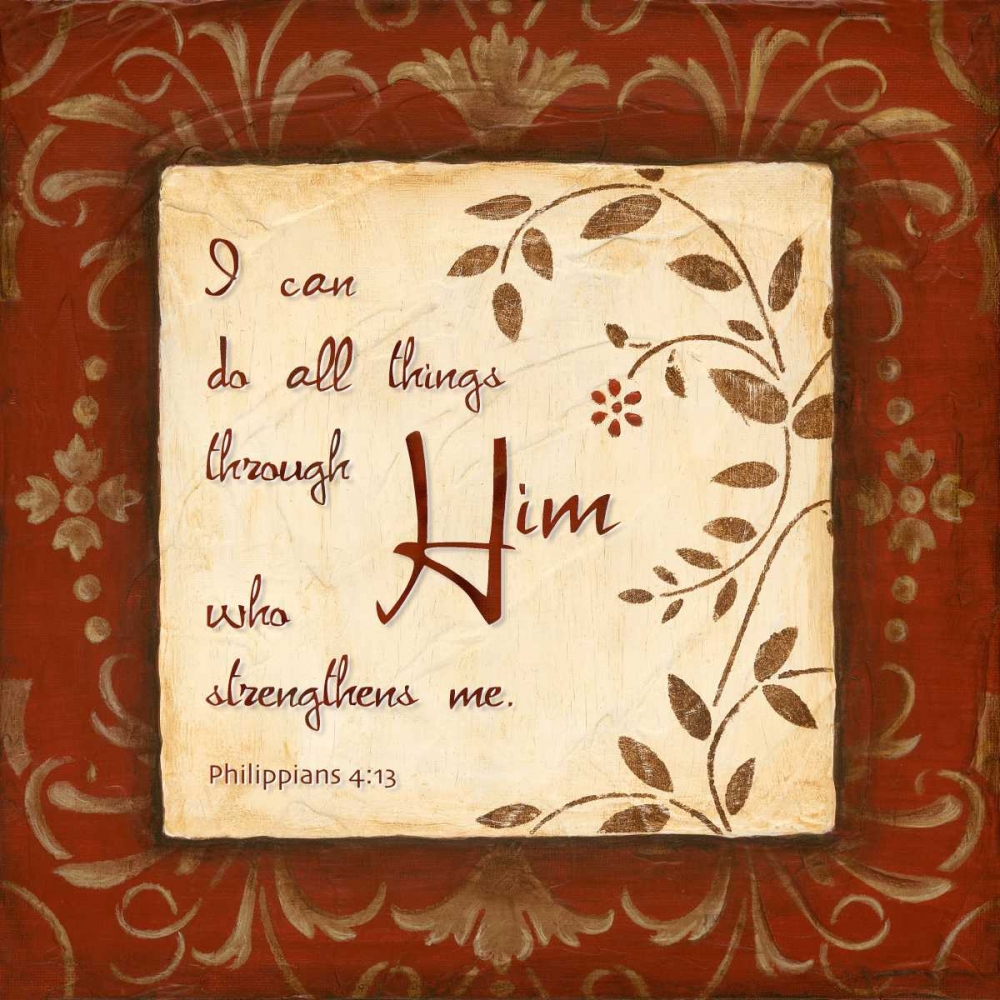 Through Him art print by Tava Studios for $57.95 CAD