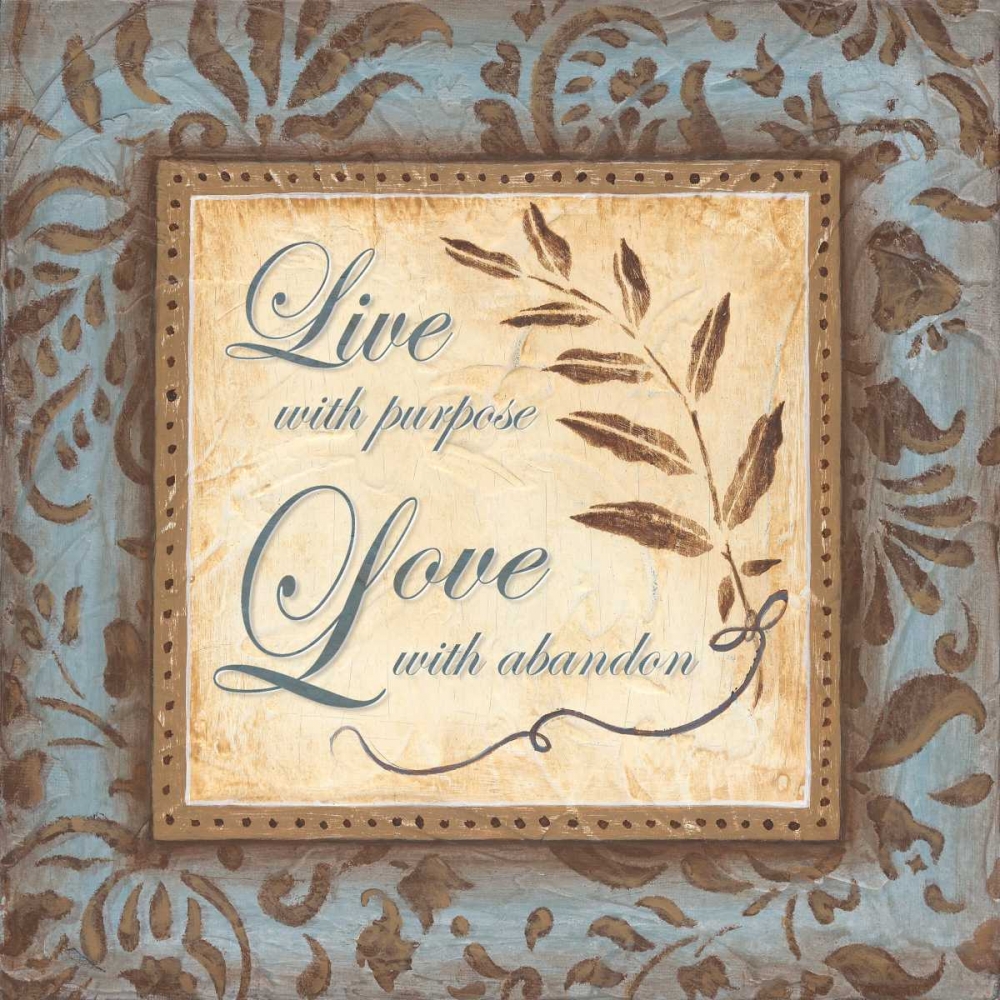 Live Love art print by Tava Studios for $57.95 CAD