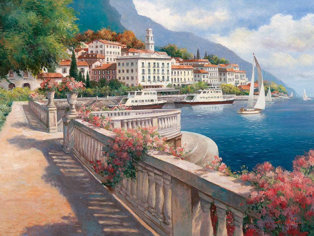 Lago di Como I art print by T.C. Chiu for $57.95 CAD