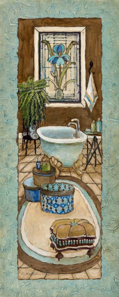 Bain de Blue II art print by Charlene Olson for $57.95 CAD