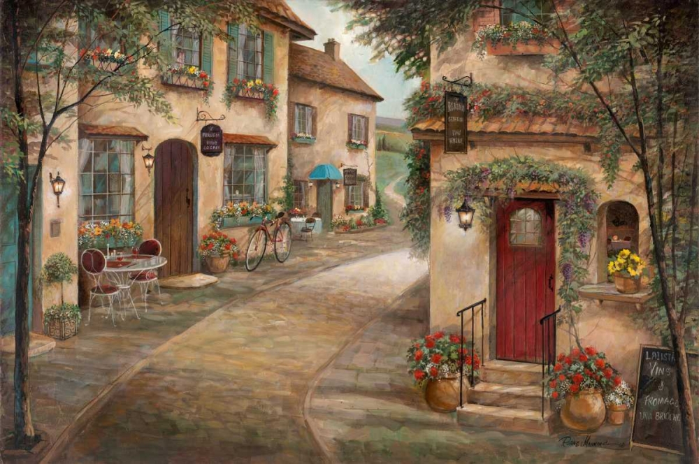 Quaint Cafe art print by Ruane Manning for $57.95 CAD