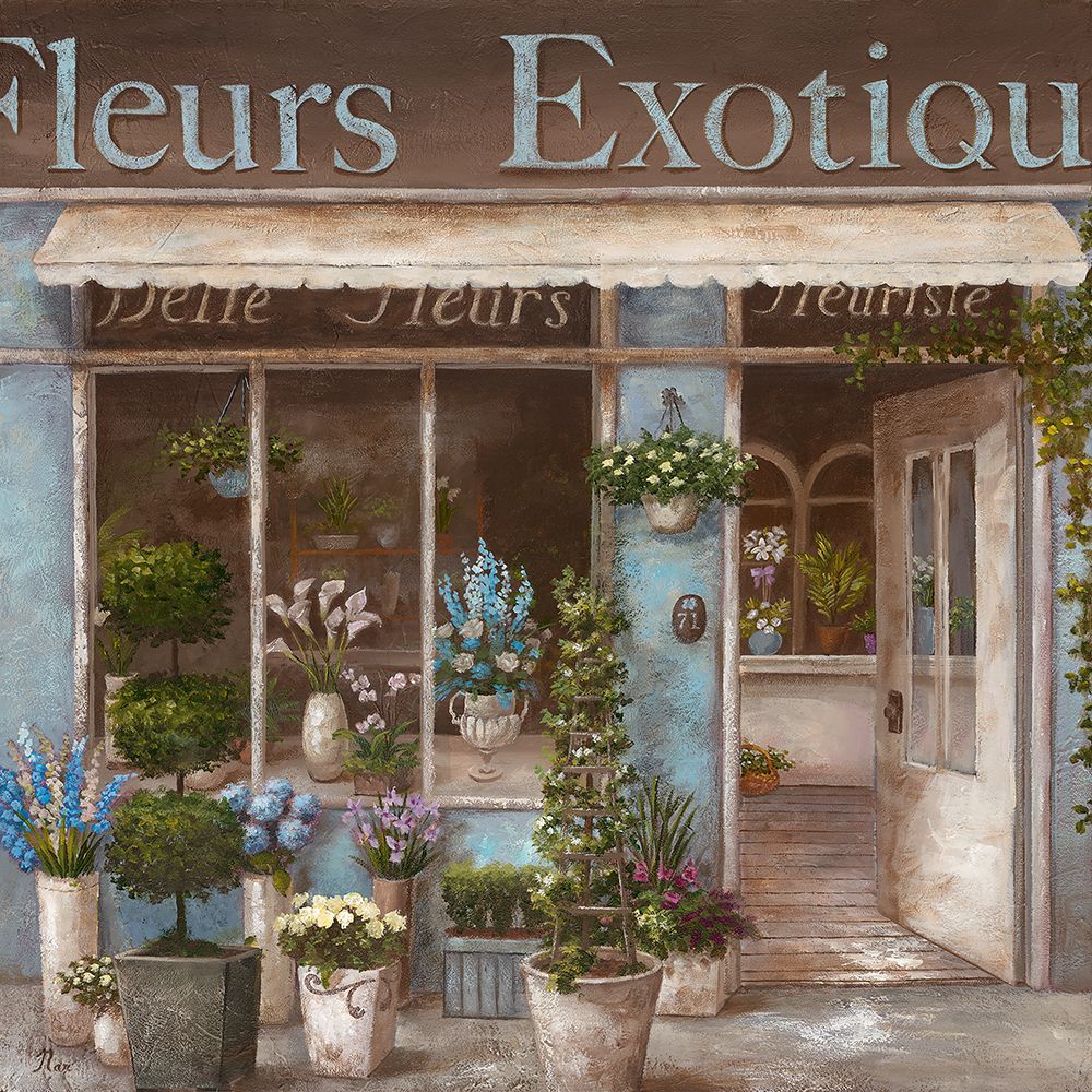 Fleurs Exotique art print by Nan for $57.95 CAD