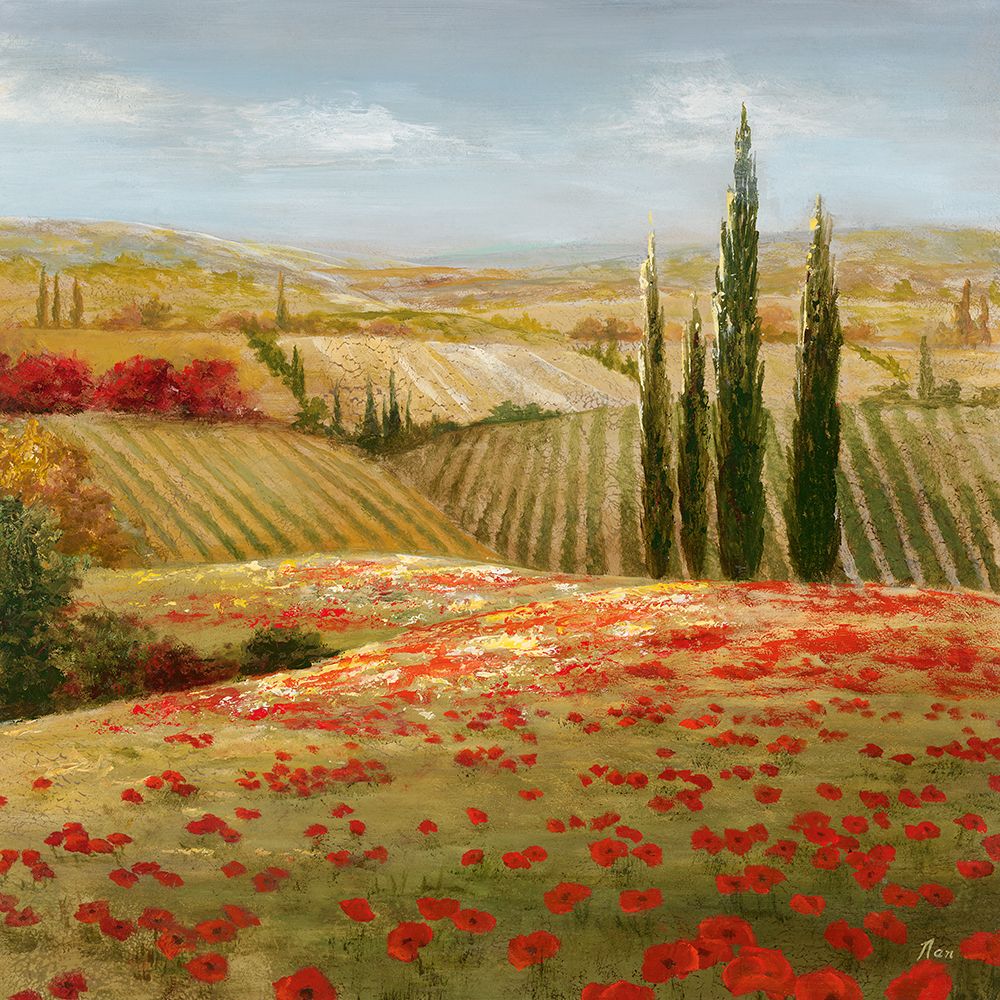 Tuscan Cypress II art print by Nan for $57.95 CAD