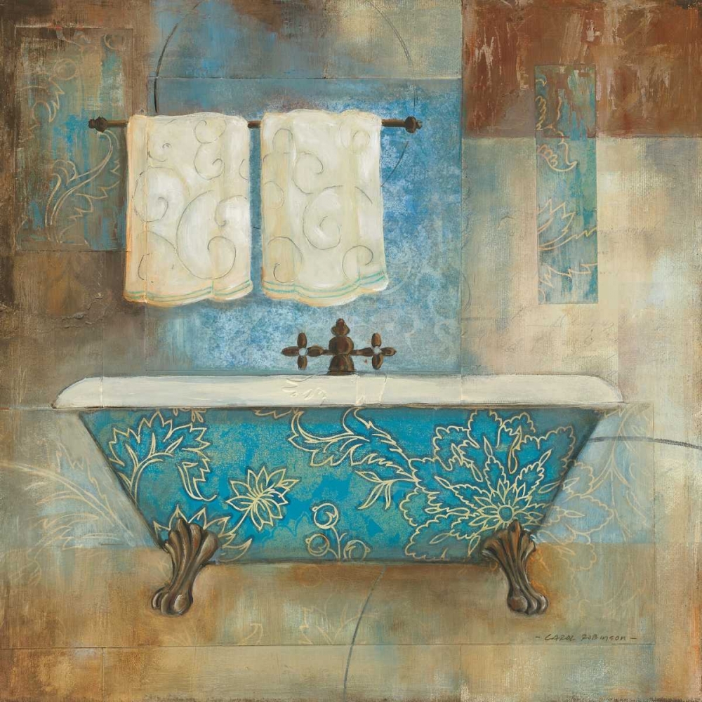 Aqua Spa I art print by Carol Robinson for $57.95 CAD