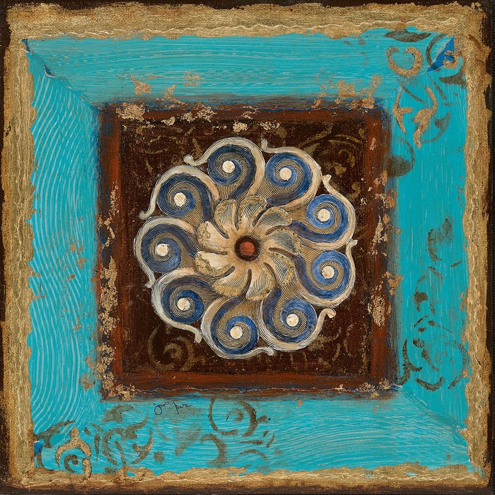Exotic Medallion I art print by Tava Studios for $57.95 CAD