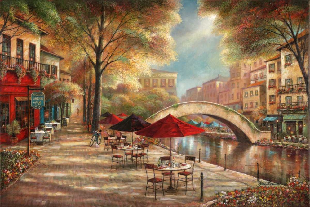 Riverwalk Charm art print by Ruane Manning for $57.95 CAD