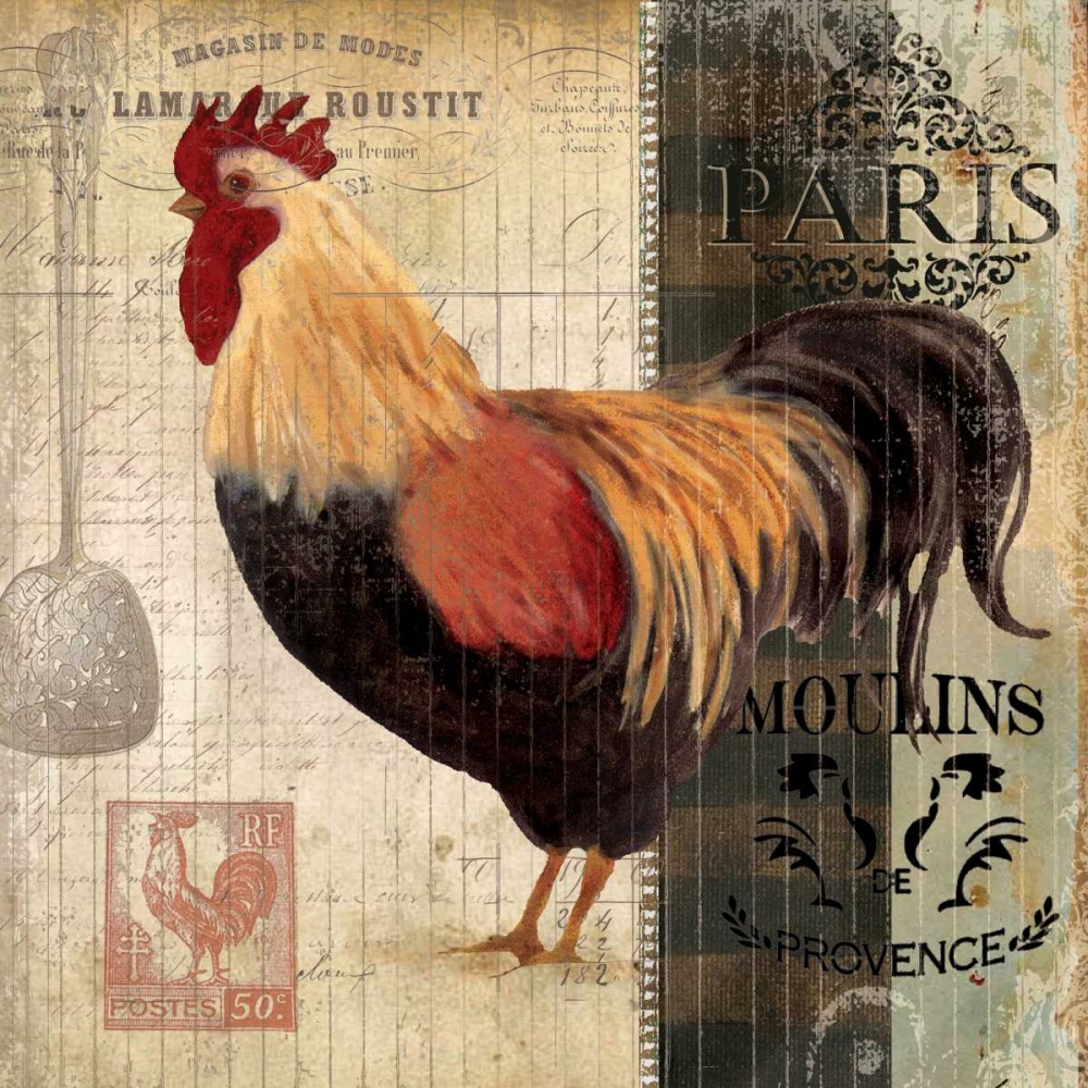 Cockerel II art print by Carol Robinson for $57.95 CAD