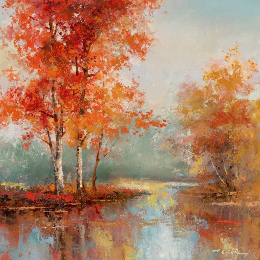 Autumns Grace I art print by T.C. Chiu for $57.95 CAD