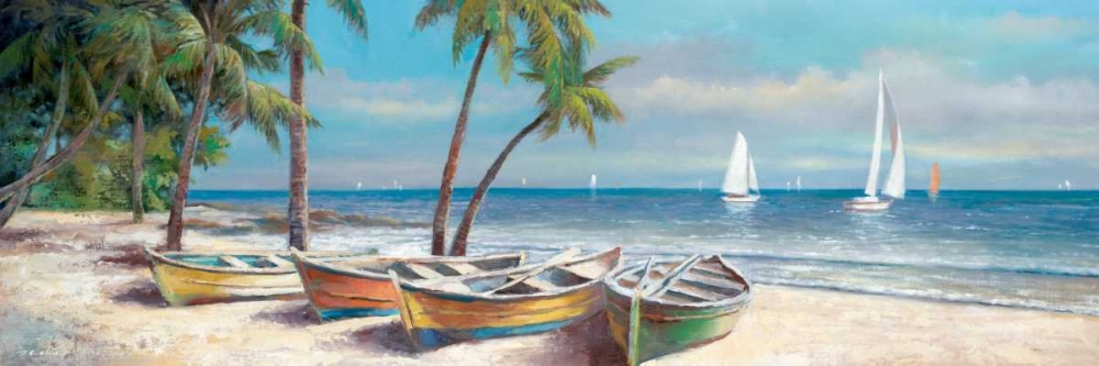 Fair Island I art print by T.C. Chiu for $57.95 CAD