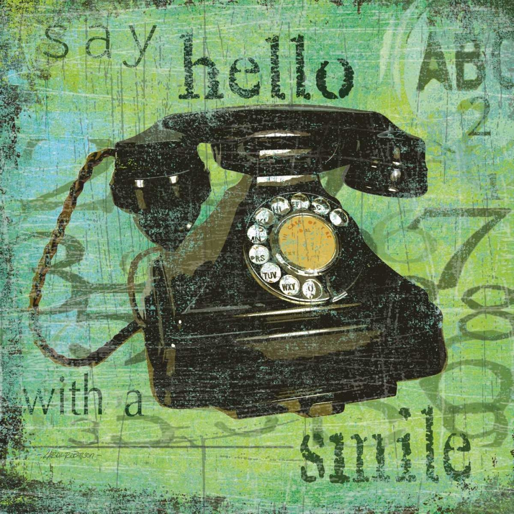 Say Hello With a Smile art print by Carol Robinson for $57.95 CAD
