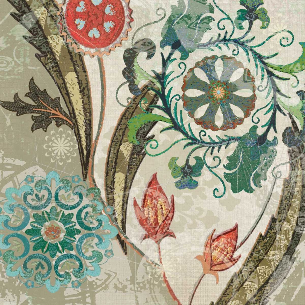 Royal Tapestry I art print by Carol Robinson for $57.95 CAD
