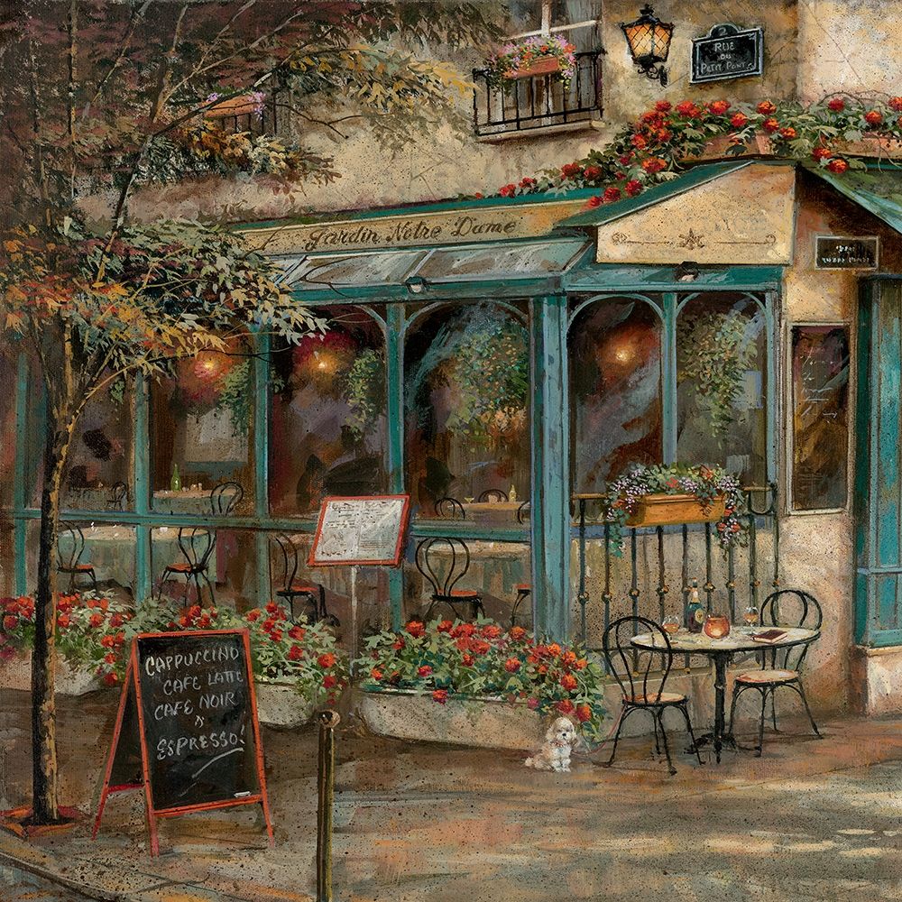 Jardin Notre Dame I art print by Ruane Manning for $57.95 CAD