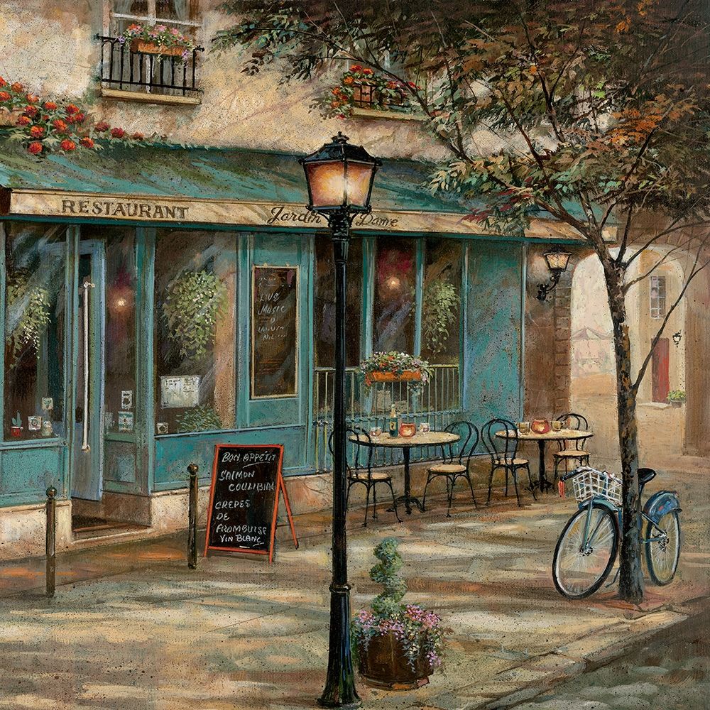 Jardin Notre Dame II art print by Ruane Manning for $57.95 CAD
