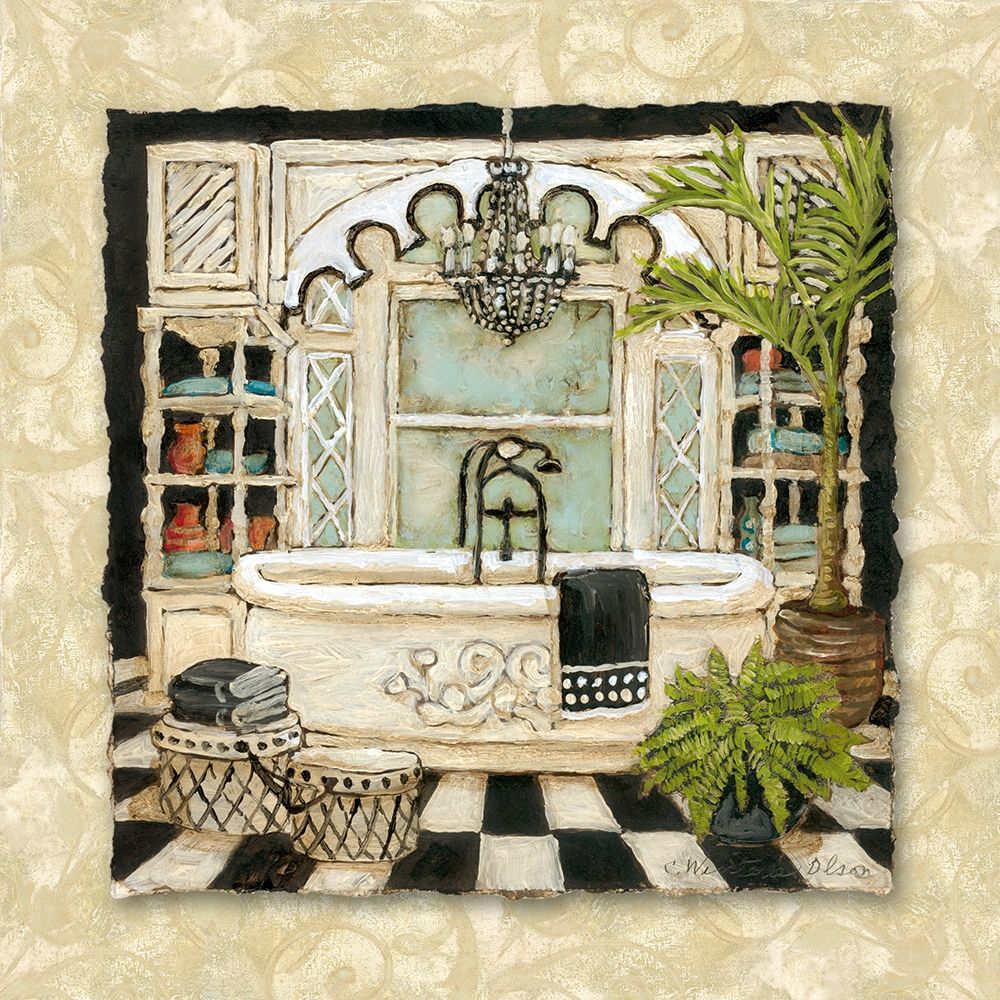 Park Avenue Bath II art print by Charlene Olson for $57.95 CAD