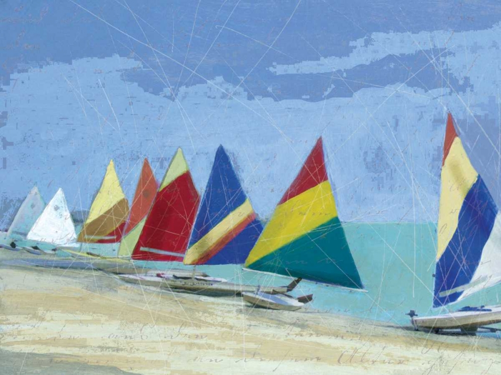 Sailboats art print by Carol Robinson for $57.95 CAD