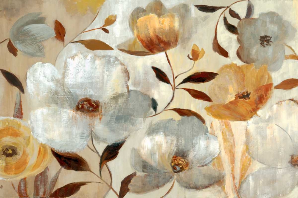 Golden Flower art print by Nan for $57.95 CAD