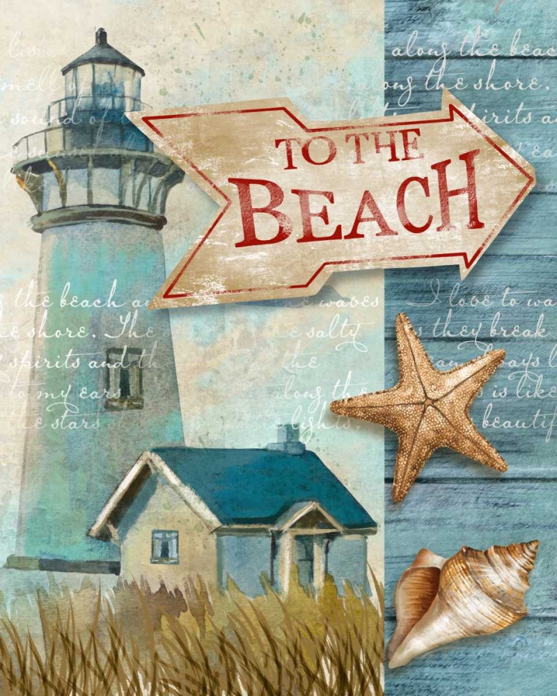To The Beach art print by Conrad Knutsen for $57.95 CAD