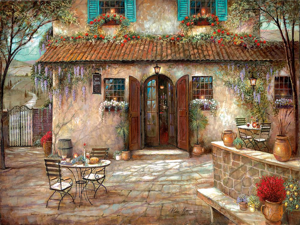 Villa Claretta art print by Ruane Manning for $57.95 CAD