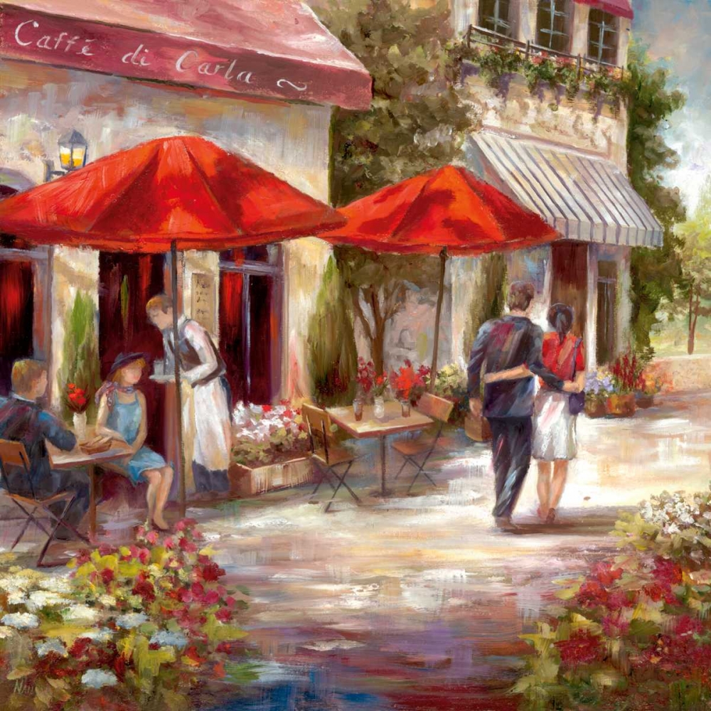 Cafe Afternoon I art print by Nan for $57.95 CAD