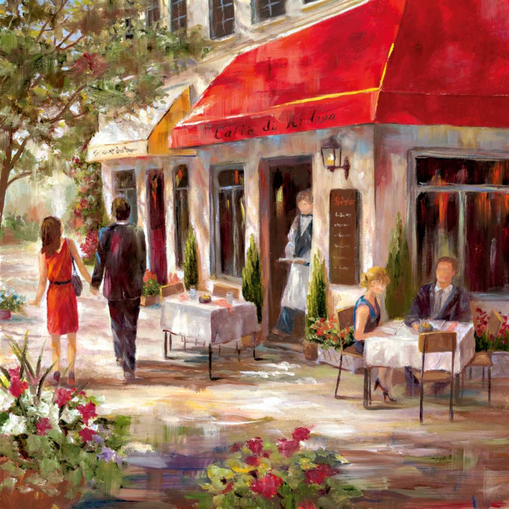 Cafe Afternoon II art print by Nan for $57.95 CAD